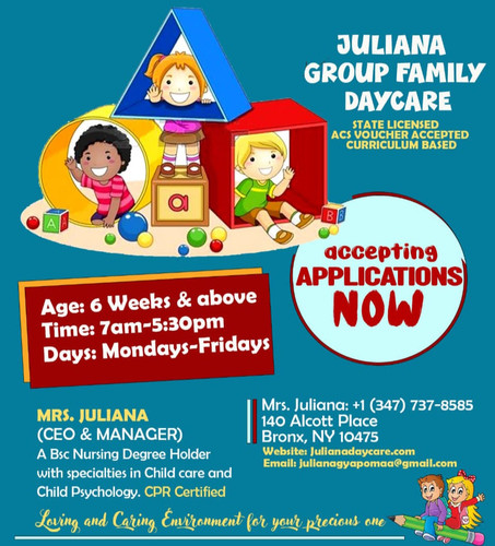 Photo of Juliana Group Family Daycare - Bronx, NY