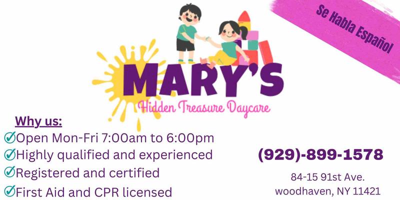 Photo of Mary's Hidden Treasure Daycare - Woodhaven, NY