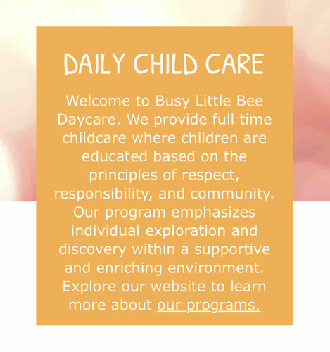 Photo of Busy Little Bee