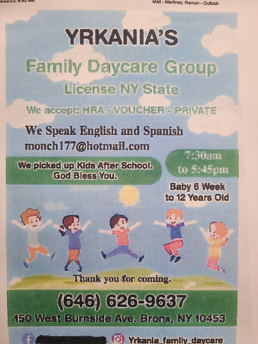 Photo of Martinez, Irkania Daycare - Bronx, NY