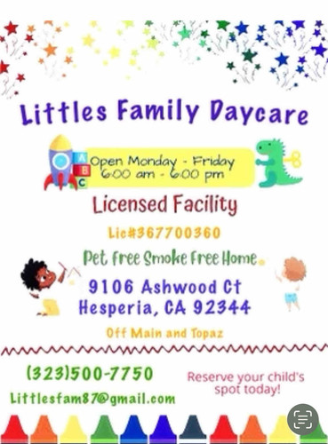 Photo of Littles Family Daycare - Hesperia, CA