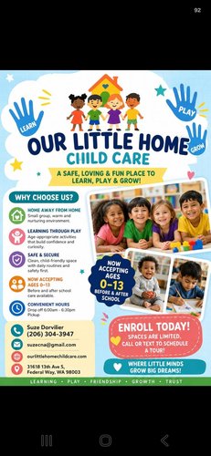 Photo of Our Little Home Childcare - Federal Way, WA