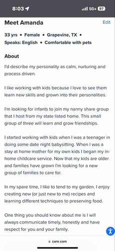 Photo of Amanda G. - Grapevine, TX