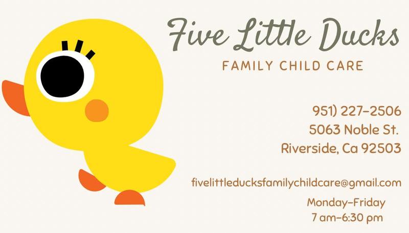 Photo of Five Little Ducks Family Childcare - Riverside, CA