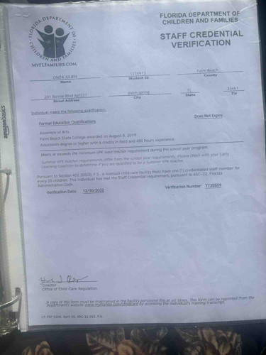 Photo of Onita J. - Palm Spring, FL