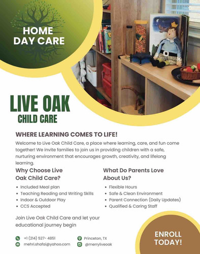 Photo of Live Oak Home License Childcare - Princeton, TX