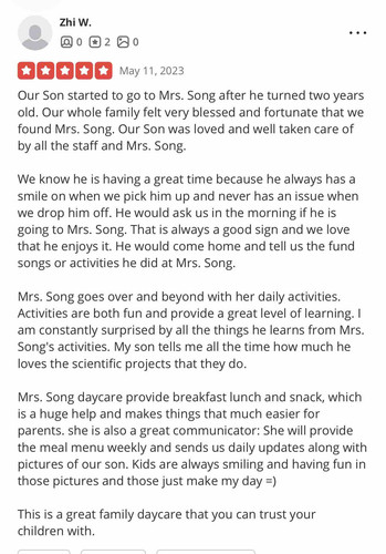 Photo of Song, Sha Daycare - Hayward, CA