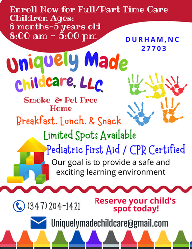 Photo of Uniquely Made Childcare, LLC - Durham, NC