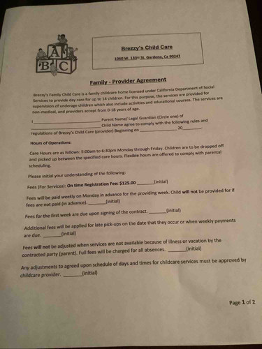 Photo of Brezzy's Daycare - Gardena, CA