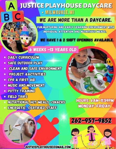 Photo of Justice Playhouse Daycare And Learning Center - Milwaukee, WI