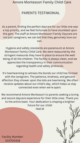 Photo of Amore Montessori Family Child Care - Livermore, CA