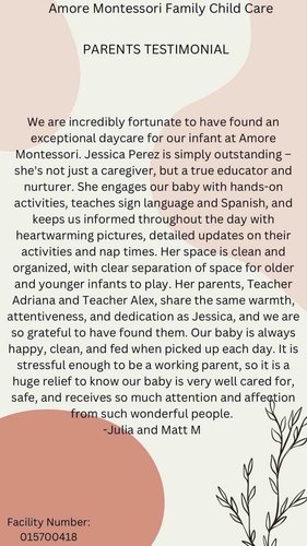 Photo of Amore Montessori Family Child Care - Livermore, CA