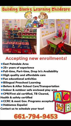Photo of Building Blocks Learning Daycare - Palmdale, CA