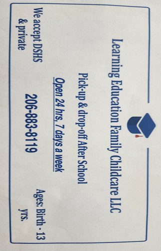 Photo of WeCare Learning Education Family Childcare LLC - SeaTac, WA