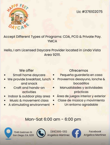 Photo of Martinez, Angelica Family Child Care - San Diego, CA