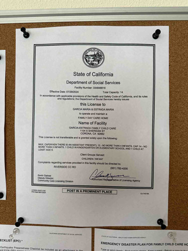 Photo of Garcia-Estrada Family Childcare - Corona, CA