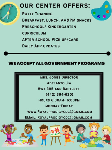 Photo of Royal Prodigy Child Development Center Daycare - Adelanto, CA