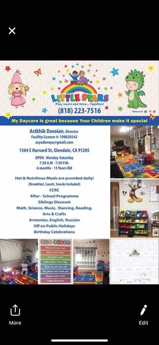 Photo of Little Stars Davoian Family Daycare - Glendale, CA