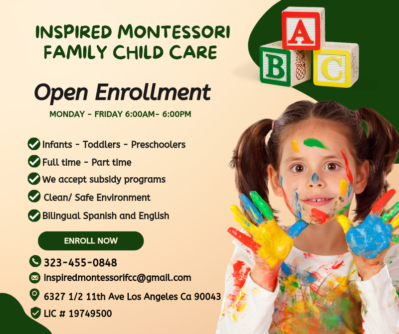 Photo of Inspired Montessori Family Child Care - Los Angeles, CA