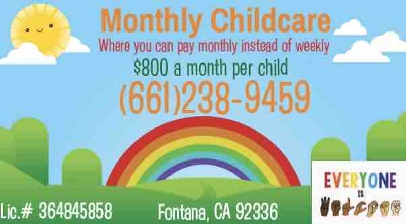 Photo of Monthly Childcare