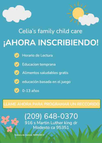 Photo of Celia&rsquo;s Family Child Care - Modesto, CA