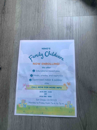 Photo of Nimo’s Family Child Care - San Diego, CA