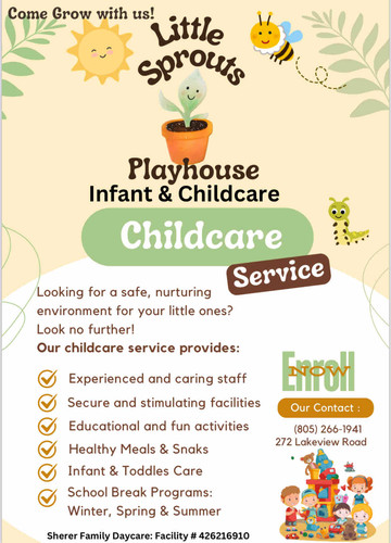 Photo of Little Sprouts Playhouse / Sherer Family Daycare - Santa Maria, CA