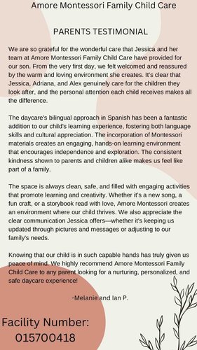 Photo of Amore Montessori Family Child Care