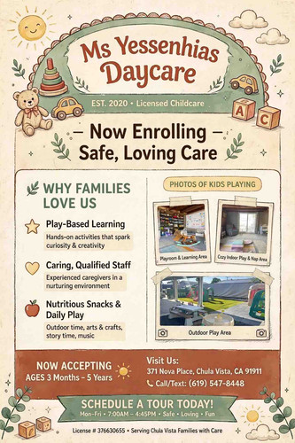 Photo of Yessenhias Daycare - Chula Vista, CA