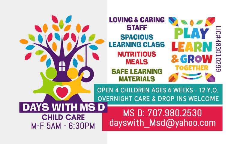 Photo of Days With Ms.D Childcare Daycare - Vallejo, CA
