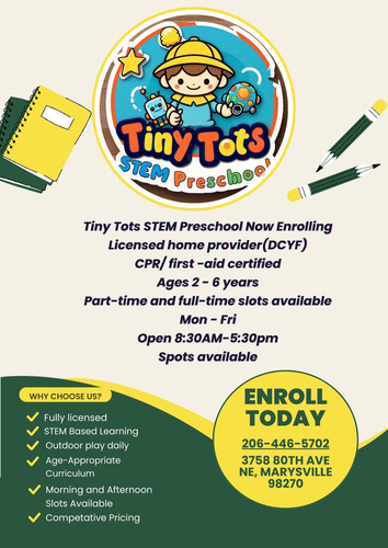 Photo of Tiny Tots Stem Preschool - Marysville, WA