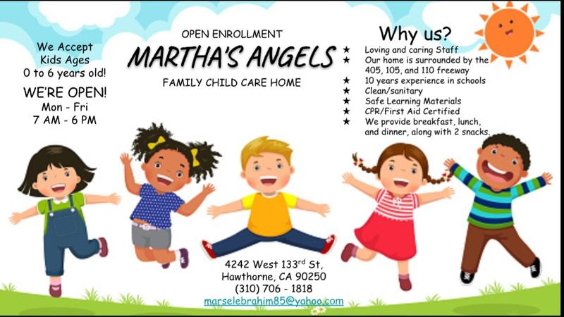 Photo of Martha's Angels Daycare - Hawthorne, CA