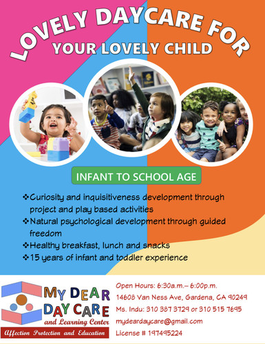 Photo of My Dear Daycare And Learning Center Daycare - Gardena, CA